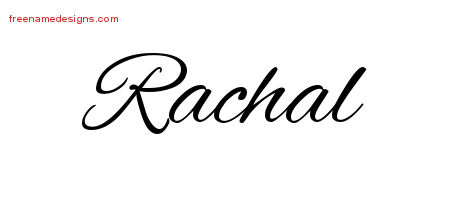 Cursive Name Tattoo Designs Rachal Download Free