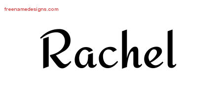 Calligraphic Stylish Name Tattoo Designs Rachel Download Free