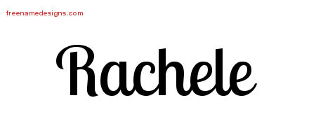 Handwritten Name Tattoo Designs Rachele Free Download