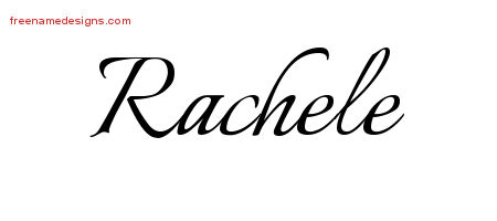 Calligraphic Name Tattoo Designs Rachele Download Free