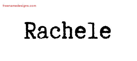 Typewriter Name Tattoo Designs Rachele Free Download