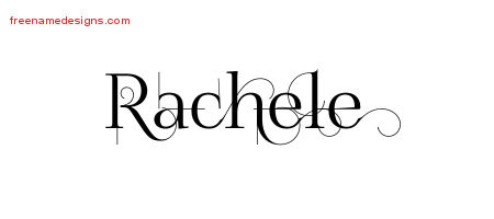 Decorated Name Tattoo Designs Rachele Free