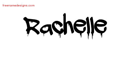 Graffiti Name Tattoo Designs Rachelle Free Lettering