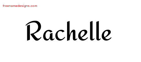 Calligraphic Stylish Name Tattoo Designs Rachelle Download Free