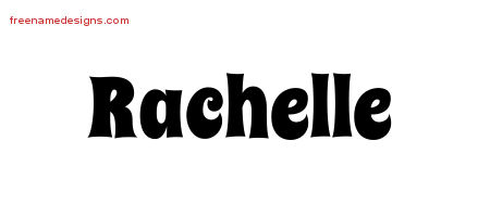 Groovy Name Tattoo Designs Rachelle Free Lettering