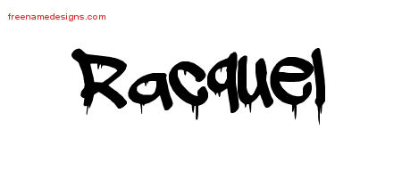 Graffiti Name Tattoo Designs Racquel Free Lettering