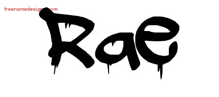 Graffiti Name Tattoo Designs Rae Free Lettering