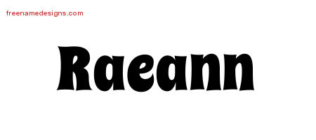 Groovy Name Tattoo Designs Raeann Free Lettering