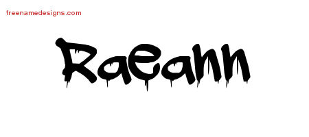Graffiti Name Tattoo Designs Raeann Free Lettering