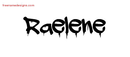 Graffiti Name Tattoo Designs Raelene Free Lettering