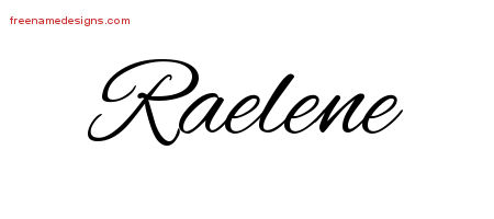 Cursive Name Tattoo Designs Raelene Download Free