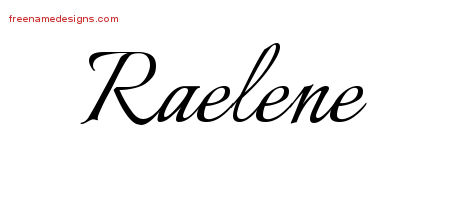Calligraphic Name Tattoo Designs Raelene Download Free