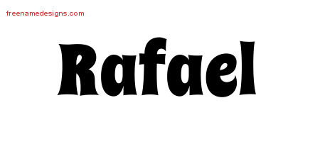 Groovy Name Tattoo Designs Rafael Free