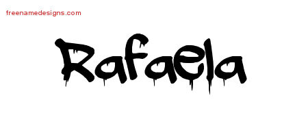 Graffiti Name Tattoo Designs Rafaela Free Lettering