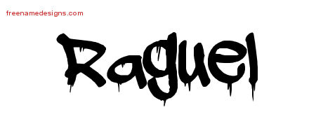 Graffiti Name Tattoo Designs Raguel Free Lettering