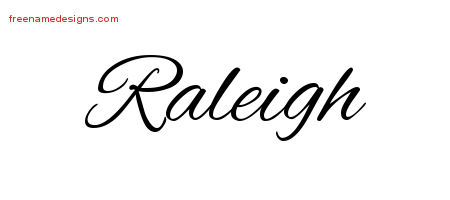 Cursive Name Tattoo Designs Raleigh Free Graphic