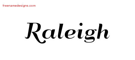 Art Deco Name Tattoo Designs Raleigh Graphic Download