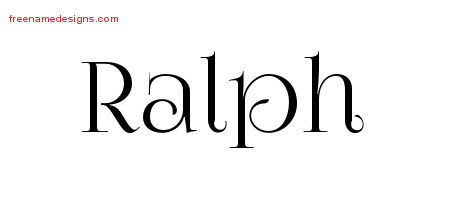 Vintage Name Tattoo Designs Ralph Free Printout