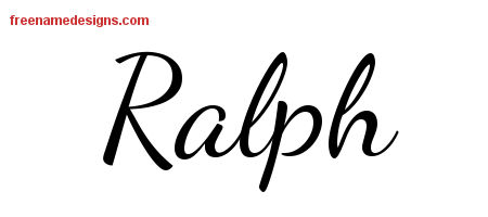 Lively Script Name Tattoo Designs Ralph Free Download