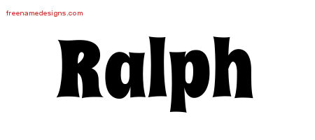 Groovy Name Tattoo Designs Ralph Free