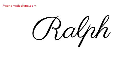 Classic Name Tattoo Designs Ralph Printable