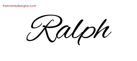 Cursive Name Tattoo Designs Ralph Free Graphic
