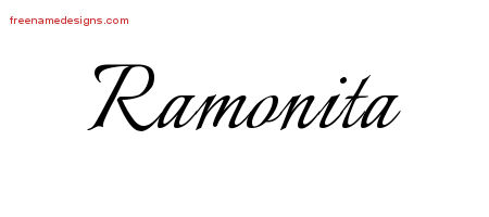 Calligraphic Name Tattoo Designs Ramonita Download Free