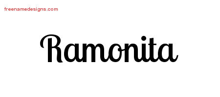 Handwritten Name Tattoo Designs Ramonita Free Download