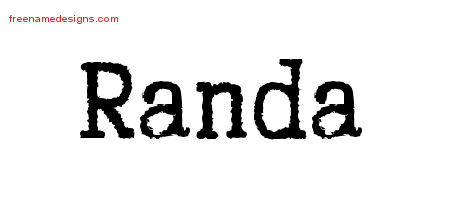 Typewriter Name Tattoo Designs Randa Free Download