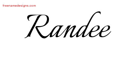 Calligraphic Name Tattoo Designs Randee Download Free