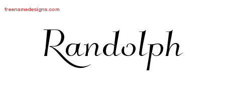 Elegant Name Tattoo Designs Randolph Download Free