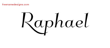 Elegant Name Tattoo Designs Raphael Download Free