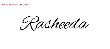 Cursive Name Tattoo Designs Rasheeda Download Free