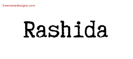 Typewriter Name Tattoo Designs Rashida Free Download