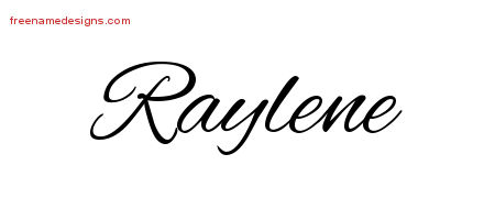 Cursive Name Tattoo Designs Raylene Download Free
