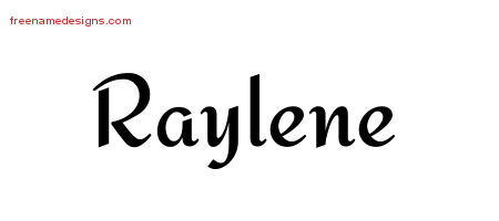 Calligraphic Stylish Name Tattoo Designs Raylene Download Free