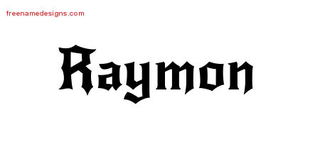 Gothic Name Tattoo Designs Raymon Download Free