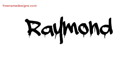 Graffiti Name Tattoo Designs Raymond Free Lettering