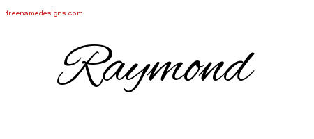 Cursive Name Tattoo Designs Raymond Download Free
