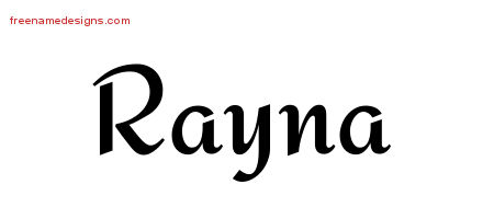 Calligraphic Stylish Name Tattoo Designs Rayna Download Free