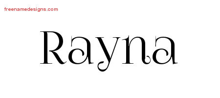 Vintage Name Tattoo Designs Rayna Free Download