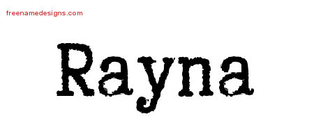 Typewriter Name Tattoo Designs Rayna Free Download