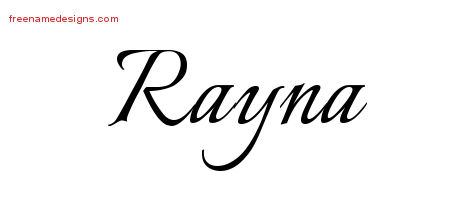 Calligraphic Name Tattoo Designs Rayna Download Free