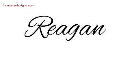 Cursive Name Tattoo Designs Reagan Download Free