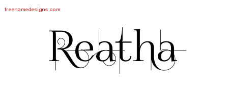 Decorated Name Tattoo Designs Reatha Free