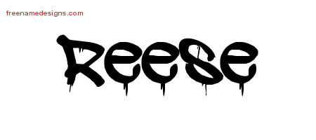 Graffiti Name Tattoo Designs Reese Free Lettering