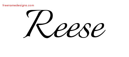 Calligraphic Name Tattoo Designs Reese Download Free