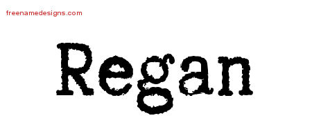 Typewriter Name Tattoo Designs Regan Free Download