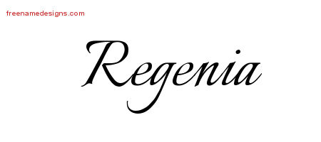 Calligraphic Name Tattoo Designs Regenia Download Free