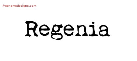 Vintage Writer Name Tattoo Designs Regenia Free Lettering Vintage Writer Name Tattoo Designs Regenia Free Lettering